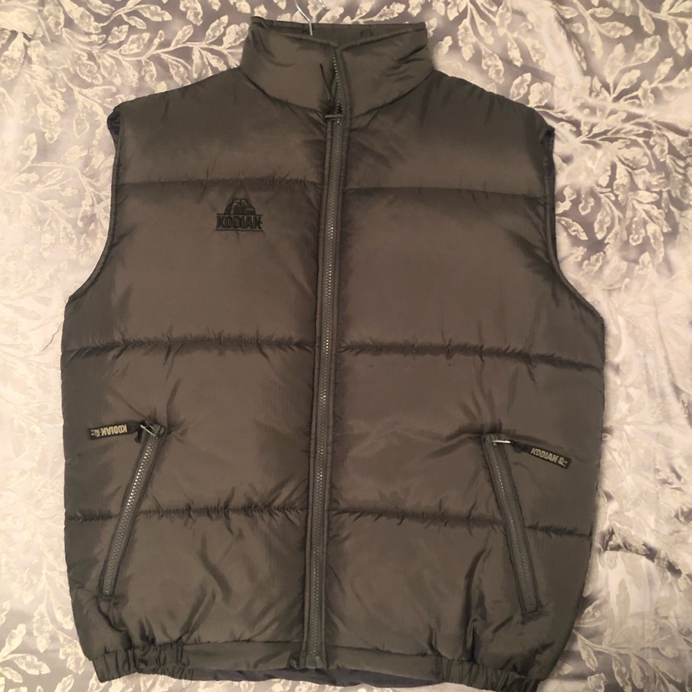 Grey Puffer Vest